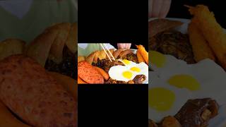 ASMR Black Bean Malaxianguo With Fried Shrimp Kielbasa MuKBang shorts [upl. by Ru]