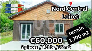 ENG SUB Nord Central Loiret  € 60000  Chalet 2 pieces 1 chambre 35 m2 [upl. by Rucker544]