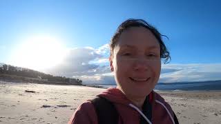 Walk along Nairn Beach in Scotland 4K nairn [upl. by Xed]