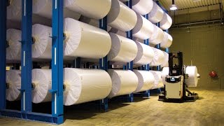 Ricoh’s thermal paper production process is automated with Rocla AGVs [upl. by Alaster]