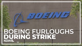 Boeing announces temporary furloughs amid machinist strike [upl. by Ciredor]