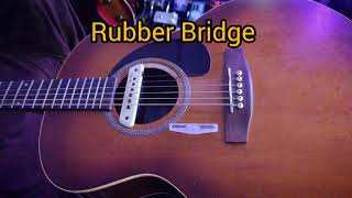 Get The Rubber Bridge Guitar Sound For Under 12 guitarhack acousticguitar diy [upl. by Rowland]