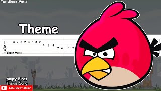 Angry Birds  Theme Song Guitar Tutorial [upl. by Zetana]