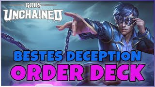 Gods Unchained Bestes Deception Order Deck PlayToEarn [upl. by Skees]