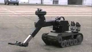 Outdoor Demonstration of an EOD Robot [upl. by Garnes]