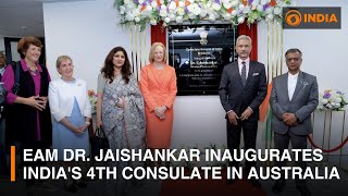 EAM Dr Jaishankar inaugurates Indias fourth consulate in Australia [upl. by Allenrac]