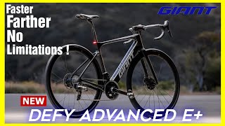 All New Giant Defy Advanced E  Lightweight Road ebike with SyncDrive move plus motor [upl. by Atile]