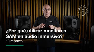 10 razones para usar monitores Genelec SAM en sistemas de monitoreo de audio inmersivo [upl. by Lyret]