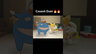 Caseoh kpop dance collab tails funny memes [upl. by Evangelia]