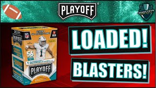 💥LEGENDARY CASE HIT 2021 Playoff Football Blaster Box Review [upl. by Ydniw170]