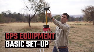 GPS Equipment Basic Setup  RTK GNSS and Accessories Setup [upl. by Ecirtnas955]