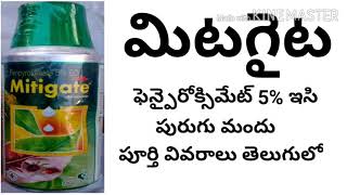 mitigate insecticide full details in telugu by httpswwwyoutubecomcinnovativefarmingtelugu [upl. by Aikat]