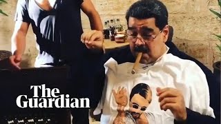 Venezuelan president feasts at Salt Bae restaurant while country goes hungry [upl. by Bary]