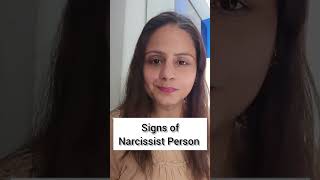 Signs of a Narcissist Person [upl. by Trebloc]