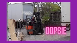 Unloading 12 Home Depot Overstock Pallets [upl. by Alenson]