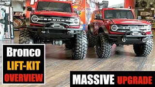 Traxxas Bronco 2021 Lift Kit Overview and Comparison to STOCK [upl. by Avrom920]