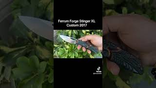 Ferrum Forge Stinger XL Custom 2017 everdaycarry edccarry edcknife blade ferrumforge stinger [upl. by Scrope]