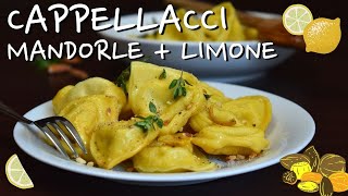 Ravioli con ricotta e mandorle AL PROFUMO DI LIMONE e erbe aromatiche [upl. by Mala432]