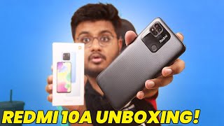 Redmi 10A Unboxing  Finally Something Affordable [upl. by Yuma]