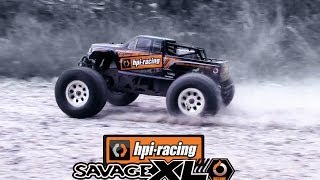 HPI SAVAGE XL OCTANE  RUNNING [upl. by Intirb]