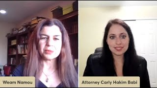 Interview with Carly Hakim Babi Attorney and Advocate [upl. by Aitnahc168]