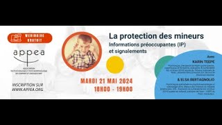 Replay webinaire gratuit  Informations préoccupantes IP et signalements [upl. by Aramanta631]