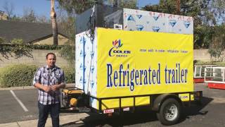 refrigerated TRUCK VAN TRAILER COOLER REFRIGERATOR freezer [upl. by Nerita953]