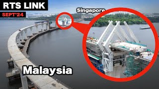 SUPER FAST Progress  RTS Link Crossing Malaysia Singapore  September 2024 [upl. by Taddeusz165]