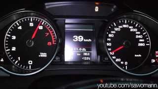 2013 Audi A5 Coupé 20 TFSI quattro 225 HP 0100 kmh amp 0100 mph Acceleration GPS Measurement [upl. by Einnaej]