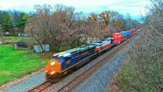 Highball HU Combo on I007 meets M512 on Double Avon CSX Sub [upl. by Rozalie]