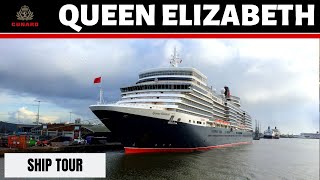 Cunard Queen Elizabeth Ship Tour [upl. by Kassandra]