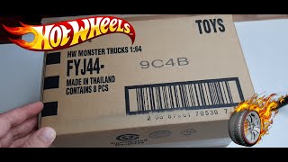 Распаковка Коробка Hot Wheels Monster Trucks B Case 2024 [upl. by Lai]