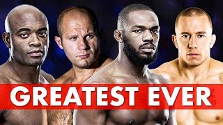 10 Greatest Fighters in MMA History [upl. by Nohtiek]