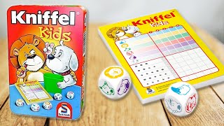 KNIFFEL KIDS  Spielregeln TV Spielanleitung Deutsch  SCHMIDT SPIELE WÜRFEL [upl. by Leunamesoj]