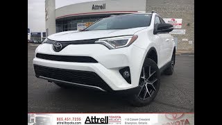 2018 Toyota RAV4 AWD SE Review  Brampton ON  Attrell Toyota [upl. by Blankenship]