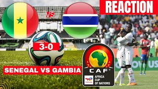 Senegal vs Gambia 30 Live Africa Cup Nations AFCON Football Match Score Highlights Teranga Lions [upl. by Enelyak]