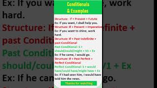 How to use Conditionals in English  10 minute class  shorts [upl. by Kawasaki670]