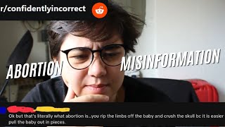 Abortion Misinformation At Its Best  rconfidentlyincorrect [upl. by Yerfej]