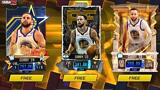 GET EVERY CURRY CARD FOR ABSOLUTELY FREE NO CODE ONLY GRIND  NBA 2K MOBILE [upl. by Charles]