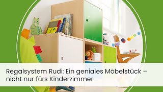 Ein geniales Möbel – nicht nur fürs Kinderzimmer Regalsystem Rudi  JAKOO [upl. by Fariss]