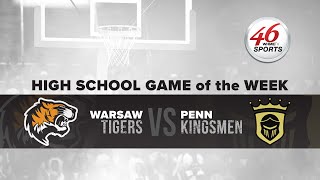 Warsaw Tigers vs Penn Kingsmen Basketball  01092024 [upl. by Garland697]