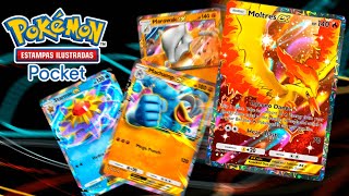 POKEMON TGC POCKET MINHAS CARTAS EX e BATALHAS MORTAIS [upl. by Ysac]