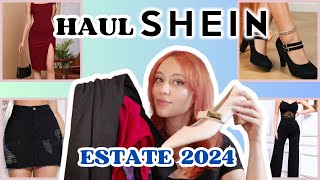 SUPER TRY ON HAUL SHEIN ESTATE 2024  vestiti e anche scarpe ☀️💸 [upl. by Lucine]