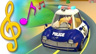 TuTiTu Songs  Police Car Song  Songs for Children with Lyrics [upl. by Adriel]