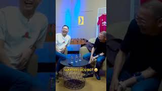 Coach Justin Dikerjain Pangeran dan temannya di podcast Regista🤣 coachjustinuslhaksana podcast [upl. by Ahsilac808]