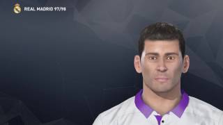 F Hierro PES 2017 face amp stats Real Madrid 9798 [upl. by Claudy]