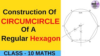 Construction Of Circumcircle Of A Regular Hexagon । Construction Of Hexagon [upl. by Linder]