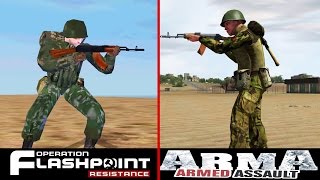 OFP vs ARMA Armed assault [upl. by Dutch]