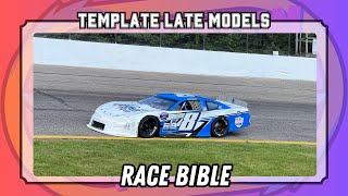 7624  GoPro  Race Bible  Template Late Model AFeature  Springport MidMichigan Speedway [upl. by Razid]