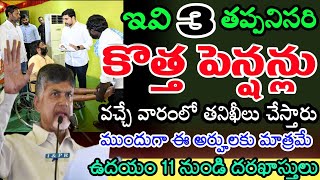 ap  50 ఏళ్ళ పెన్షన్ దరఖాస్తులకు సిద్దం అవ్వండి కొత్త లిస్టు వచ్చేసిందిAp New Pension Apply Date [upl. by Evslin845]